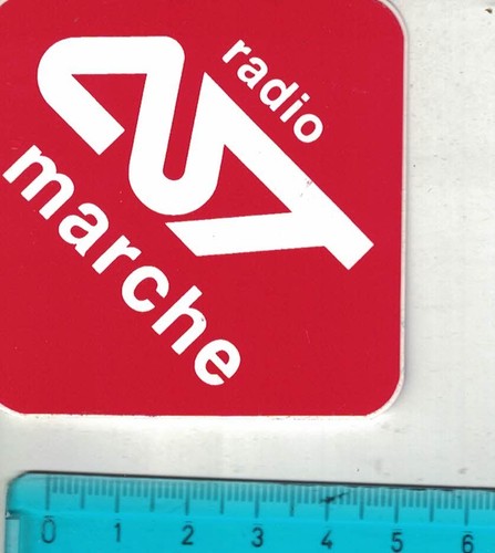 Adesivo anni radio - adesivo,