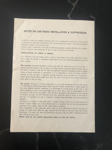Rara nota affilata vintage